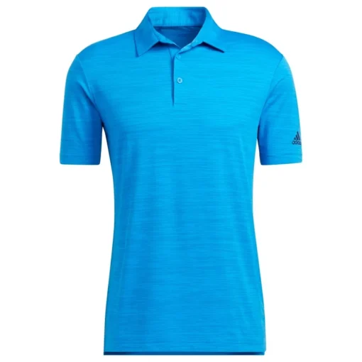 Adidas Space-Dyed Striped Shirt Polo Short Sleeve Golf Apparel