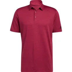 Adidas Space-Dyed Striped Shirt Polo Short Sleeve Golf Apparel