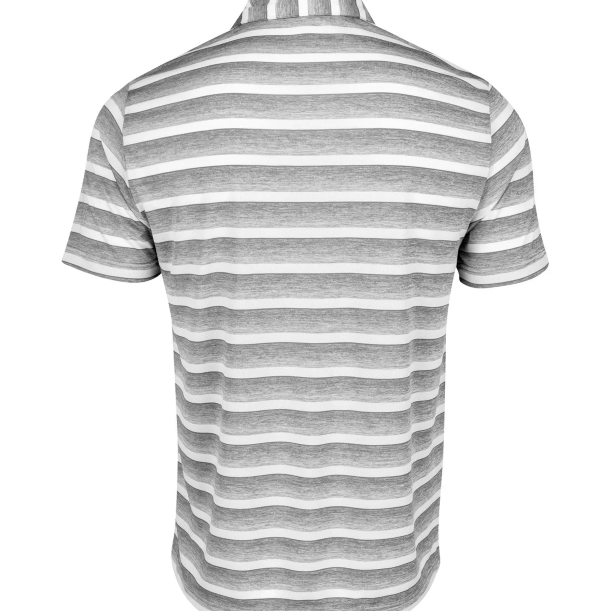 Adidas Two Color Stripe Shirt Polo Short Sleeve Golf Apparel