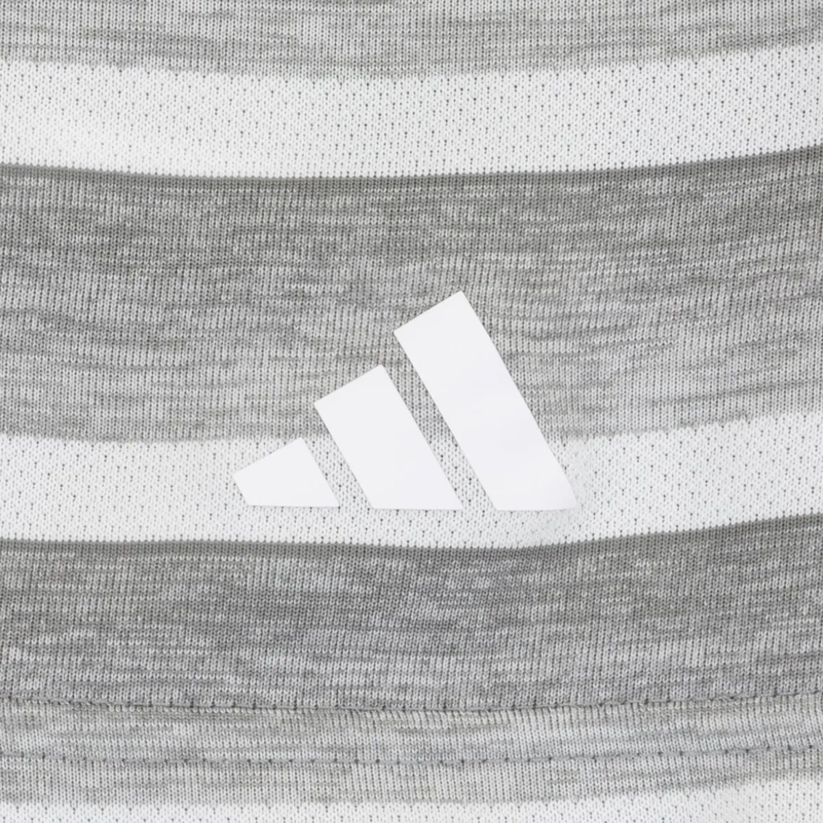 Adidas Two Color Stripe Shirt Polo Short Sleeve Golf Apparel