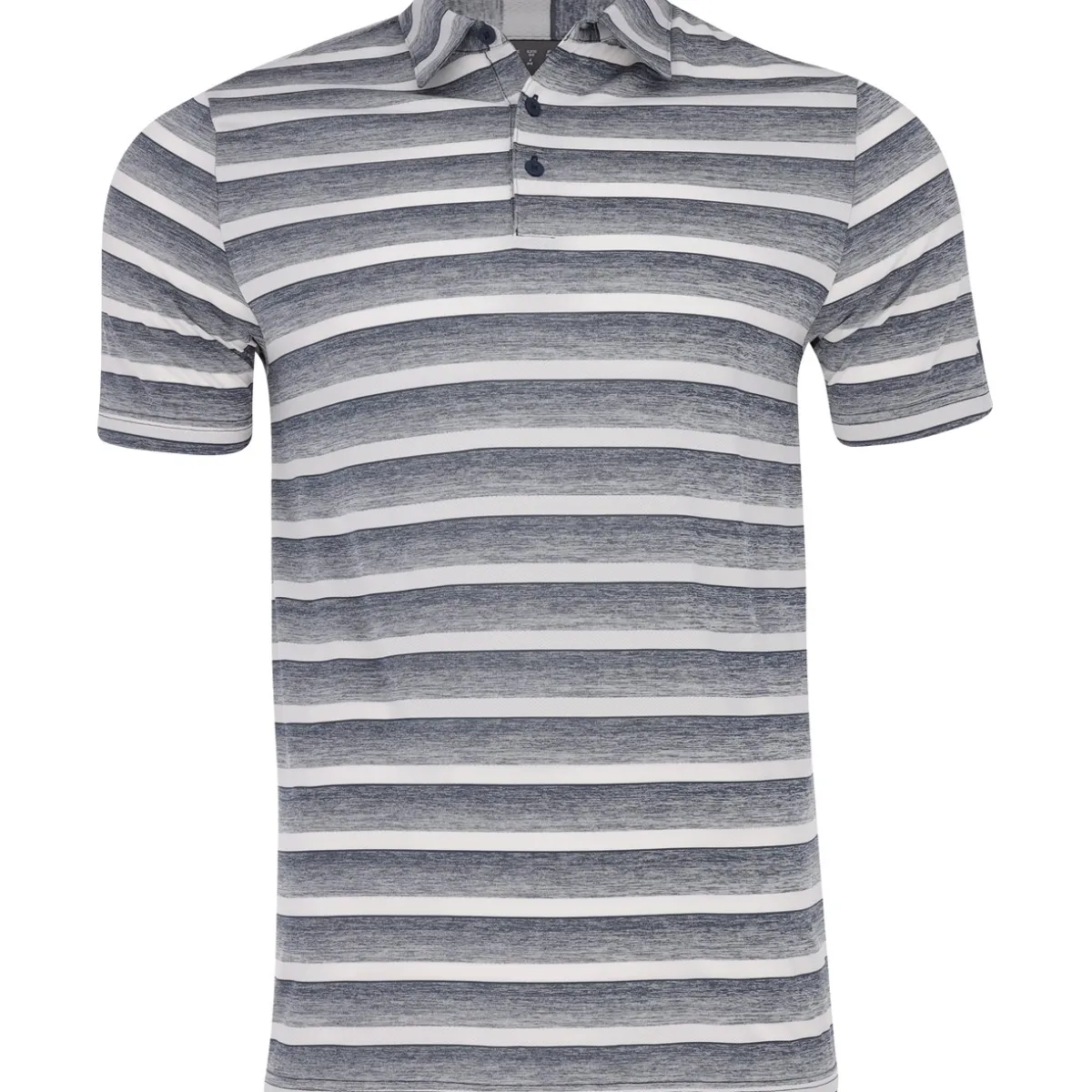 Adidas Two Color Stripe Shirt Polo Short Sleeve Golf Apparel