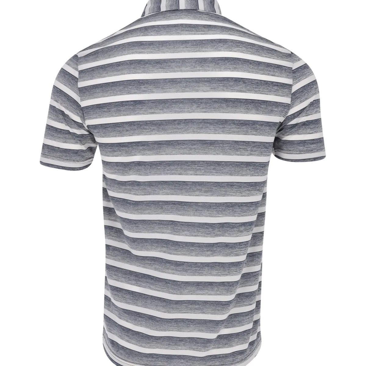 Adidas Two Color Stripe Shirt Polo Short Sleeve Golf Apparel