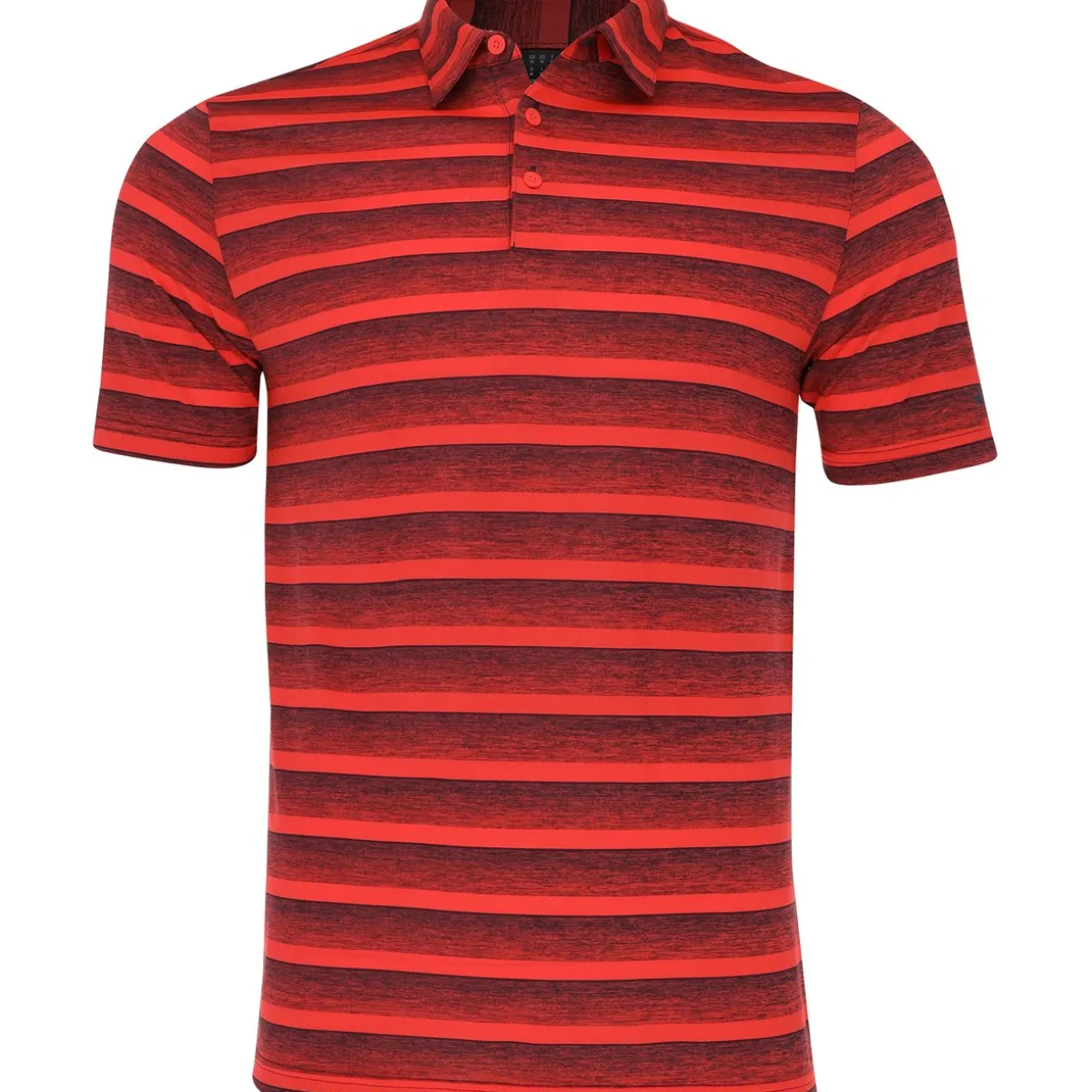 Adidas Two Color Stripe Shirt Polo Short Sleeve Golf Apparel
