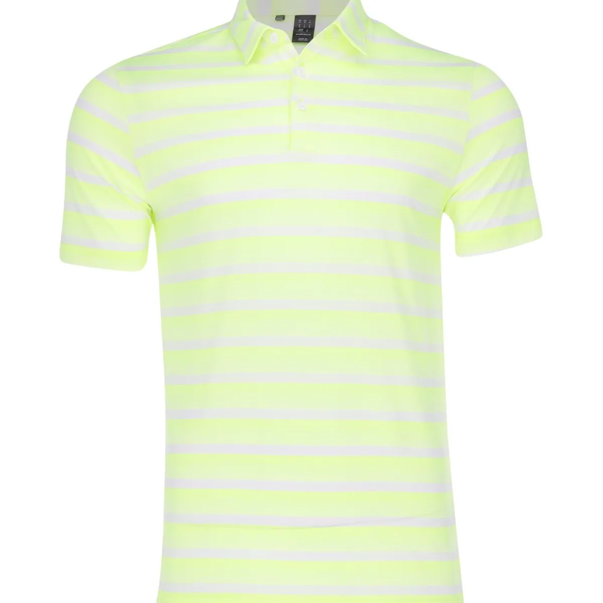 Adidas Two Color Stripe Shirt Polo Short Sleeve Golf Apparel