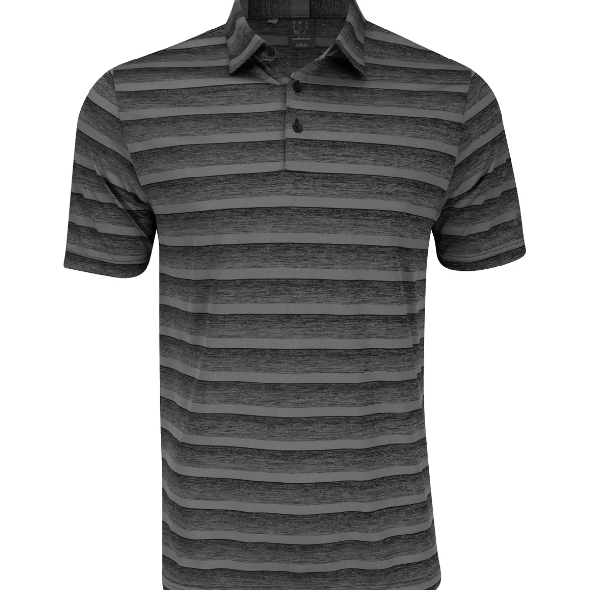 Adidas Two Color Stripe Shirt Polo Short Sleeve Golf Apparel