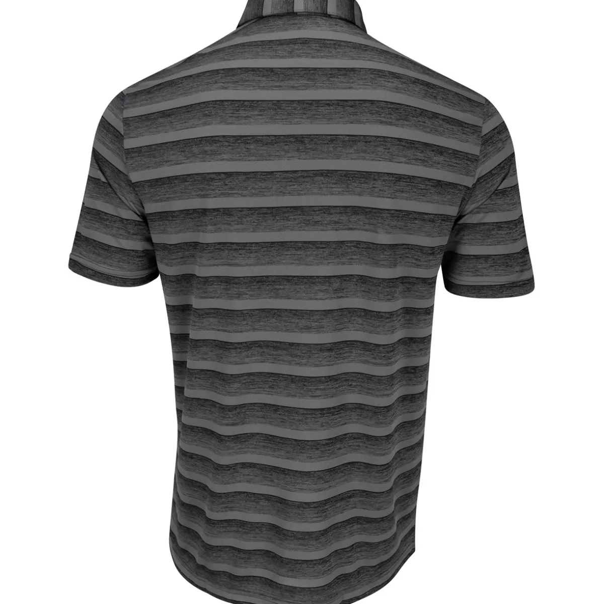 Adidas Two Color Stripe Shirt Polo Short Sleeve Golf Apparel