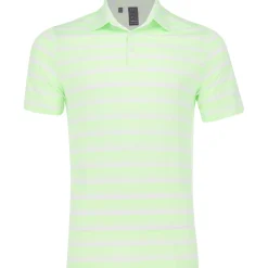 Adidas Two-Color Stripe Shirt Polo Short Sleeve Golf Apparel