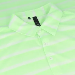 Adidas Two-Color Stripe Shirt Polo Short Sleeve Golf Apparel
