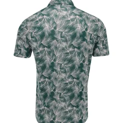 Adidas ULT365 Pine Print Shirt Polo Short Sleeve Golf Apparel
