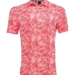 Adidas ULT365 Pine Print Shirt Polo Short Sleeve Golf Apparel