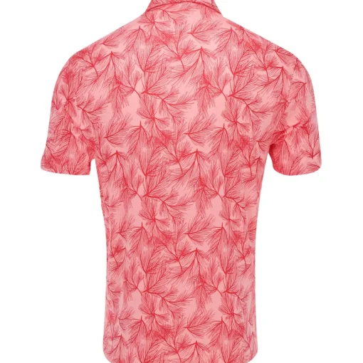 Adidas ULT365 Pine Print Shirt Polo Short Sleeve Golf Apparel