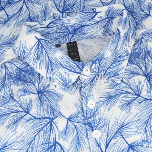 Adidas ULT365 Pine Print Shirt Polo Short Sleeve Golf Apparel
