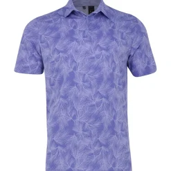 Adidas ULT365 Pine Print Shirt Polo Short Sleeve Golf Apparel