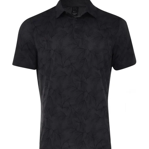 Adidas ULT365 Pine Print Shirt Polo Short Sleeve Golf Apparel