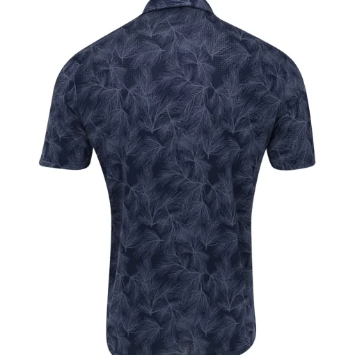 Adidas ULT365 Pine Print Shirt Polo Short Sleeve Golf Apparel