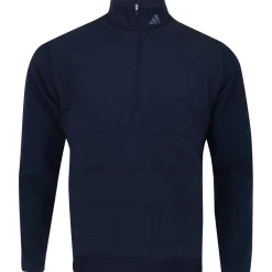 Adidas ULT365 Quilted DWR HZ Outerwear Pullover Golf Apparel