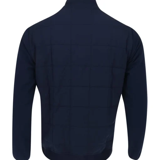 Adidas ULT365 Quilted DWR HZ Outerwear Pullover Golf Apparel