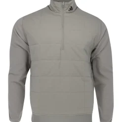 Adidas ULT365 Quilted DWR HZ Outerwear Pullover Golf Apparel