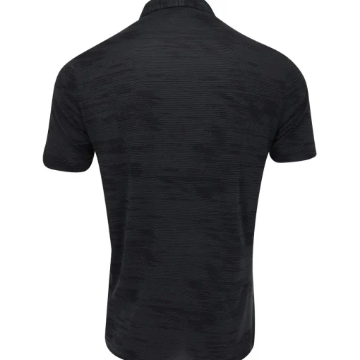 Adidas ULT365 Textured Stripe Shirt Polo Short Sleeve Golf Apparel