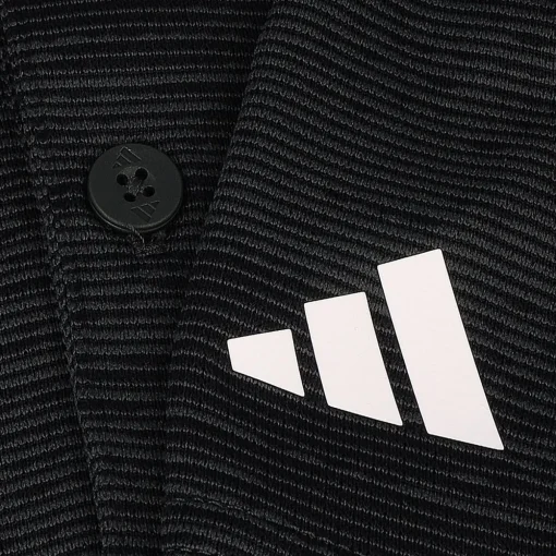 Adidas ULT365 Textured Stripe Shirt Polo Short Sleeve Golf Apparel