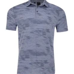 Adidas ULT365 Textured Stripe Shirt Polo Short Sleeve Golf Apparel