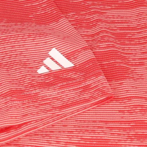 Adidas ULT365 Textured Stripe Shirt Polo Short Sleeve Golf Apparel