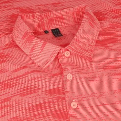 Adidas ULT365 Textured Stripe Shirt Polo Short Sleeve Golf Apparel
