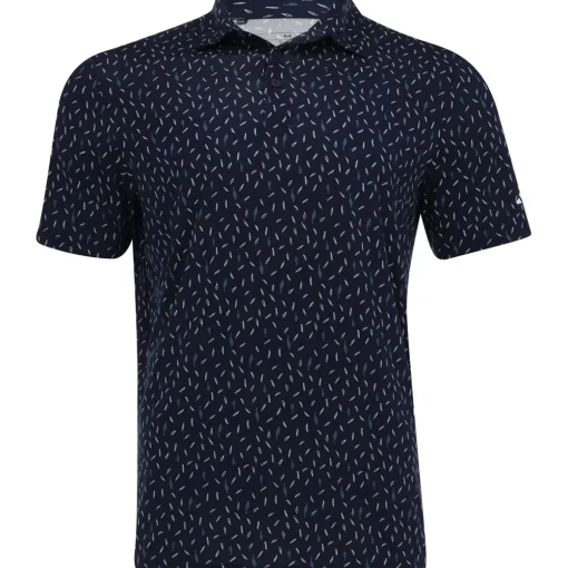 Adidas Ultimate 365 All-Over Print Shirt Polo Short Sleeve Golf Apparel