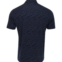 Adidas Ultimate 365 All-Over Print Shirt Polo Short Sleeve Golf Apparel
