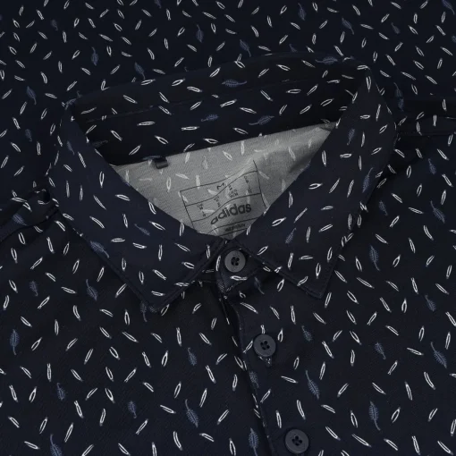 Adidas Ultimate 365 All-Over Print Shirt Polo Short Sleeve Golf Apparel