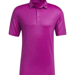 Adidas Ultimate 365 Allover Print Shirt Polo Short Sleeve Golf Apparel