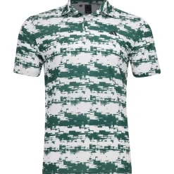 Adidas Ultimate 365 HEAT.RDY Stripe Shirt Polo Short Sleeve Golf Apparel