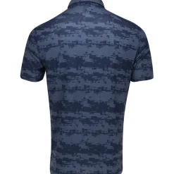 Adidas Ultimate 365 HEAT.RDY Stripe Shirt Polo Short Sleeve Golf Apparel