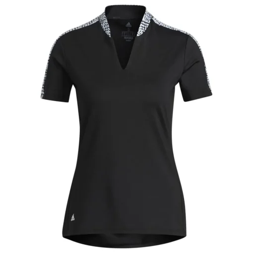 Adidas Ultimate 365 Printed Shirt Polo Short Sleeve Golf Apparel