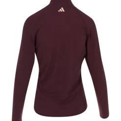 Adidas Ultimate 365 Solid Quarter Zip Mock Outerwear Pullover Golf Apparel