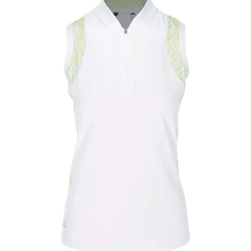 Adidas Ultimate 365 Solid Sleeveless Shirt Polo Short Sleeve Golf Apparel