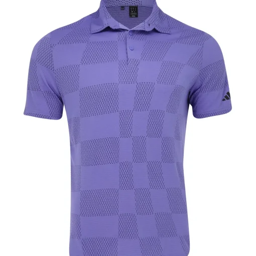 Adidas Ultimate 365 Textured Shirt Polo Short Sleeve Golf Apparel