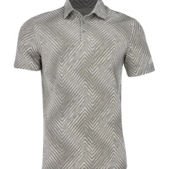 Adidas Ultimate365 Allover Print Shirt Polo Short Sleeve Golf Apparel