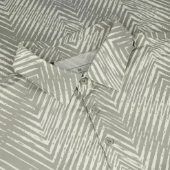 Adidas Ultimate365 Allover Print Shirt Polo Short Sleeve Golf Apparel