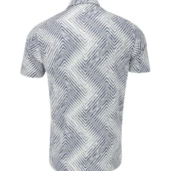 Adidas Ultimate365 Allover Print Shirt Polo Short Sleeve Golf Apparel