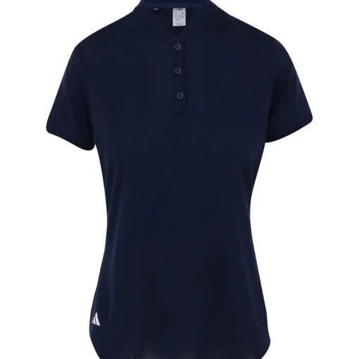 Adidas Ultimate365 Diamond Jacquard Shirt Polo Short Sleeve Golf Apparel