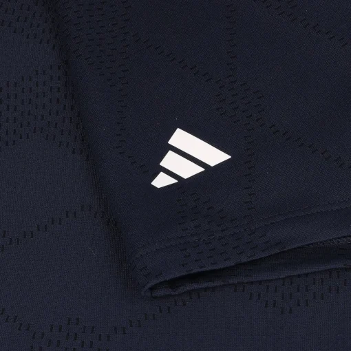 Adidas Ultimate365 Diamond Jacquard Shirt Polo Short Sleeve Golf Apparel