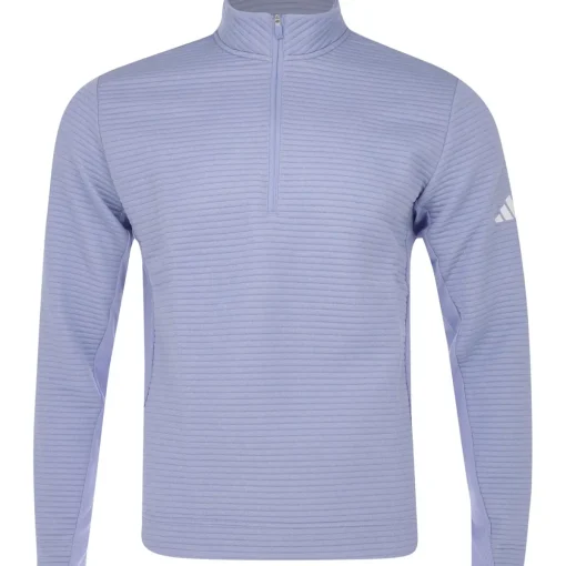 Adidas Ultimate365 DWR Textured Outerwear Pullover Golf Apparel