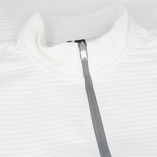 Adidas Ultimate365 DWR Textured Outerwear Pullover Golf Apparel