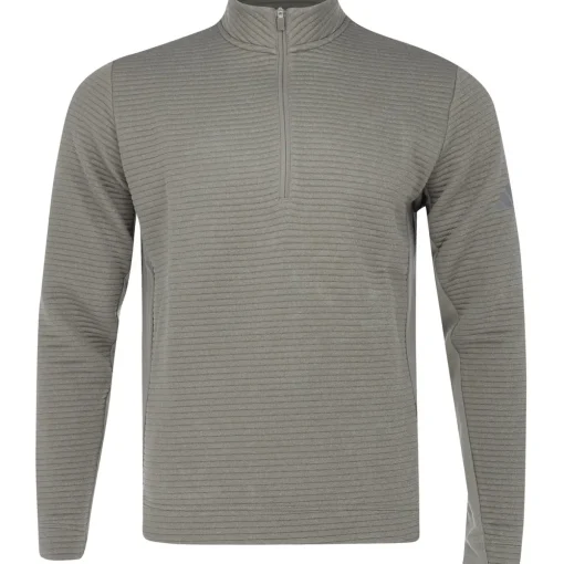 Adidas Ultimate365 DWR Textured Outerwear Pullover Golf Apparel