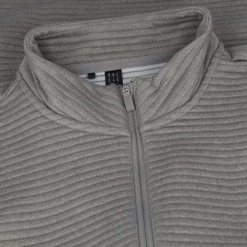 Adidas Ultimate365 DWR Textured Outerwear Pullover Golf Apparel