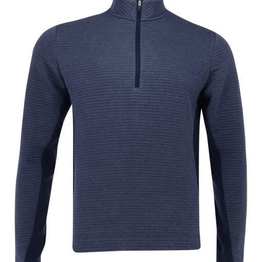 Adidas Ultimate365 DWR Textured Outerwear Pullover Golf Apparel