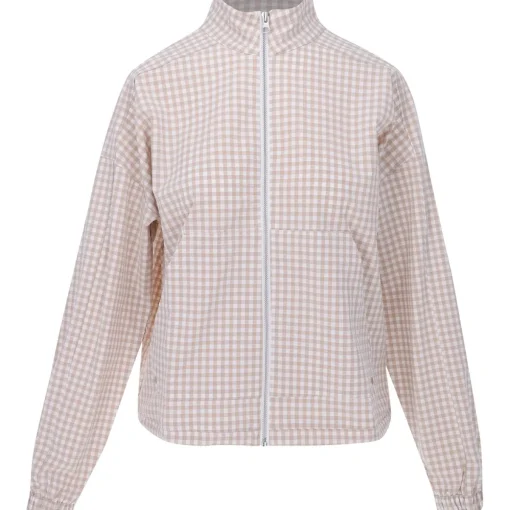Adidas ULTIMATE365 Gingham Outerwear Jacket Golf Apparel