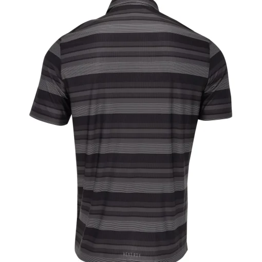 Adidas Ultimate365 Heat RDY Stripe Shirt Polo Short Sleeve Golf Apparel