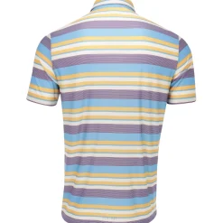 Adidas Ultimate365 Heat RDY Stripe Shirt Polo Short Sleeve Golf Apparel